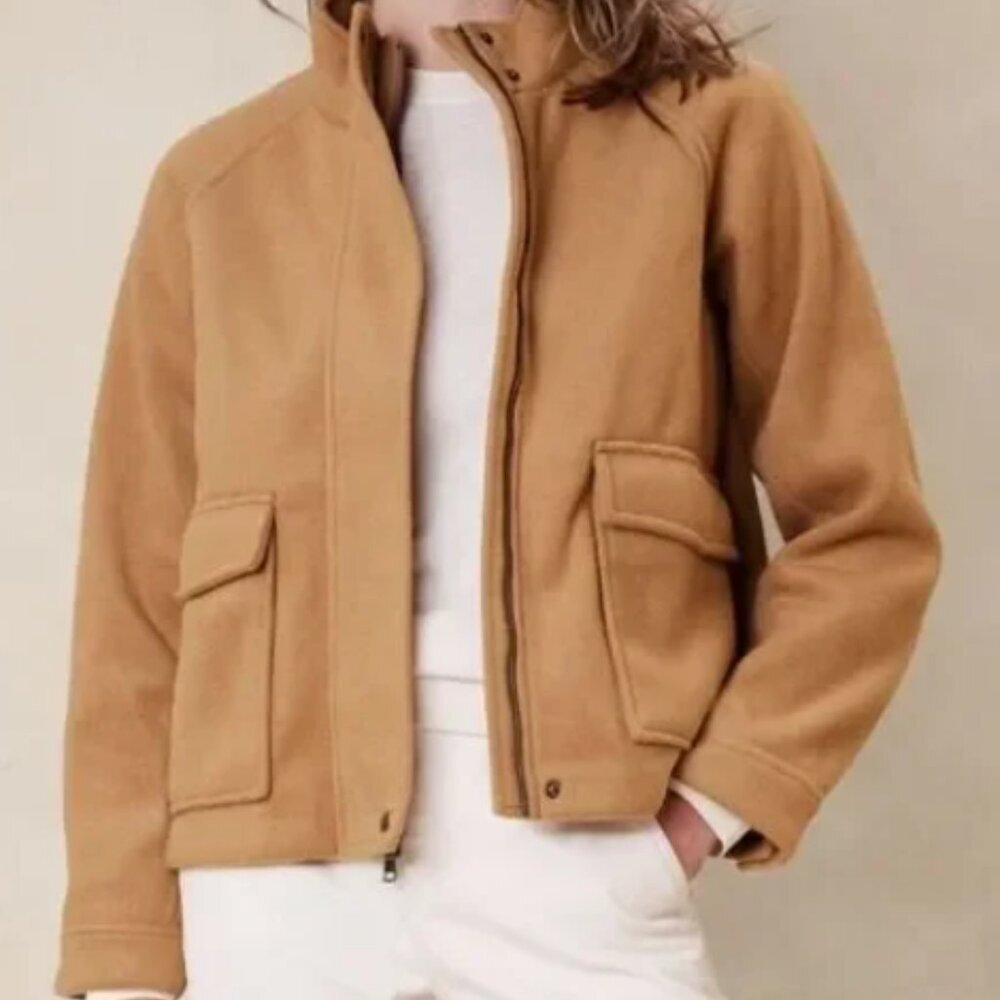 Banana Republic brushed short Jacket size XL